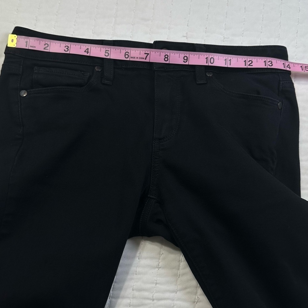PAIGE Verdugo Ultra Skinny Mid Rise Black Stretchy Jeans Pants
Womens Size 27x30 - Picture 9 of 15